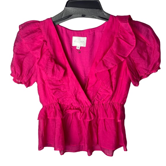 Line & Dot Tops - Line & Dot Stitch Fix Pink Feminine Blouse Top XS